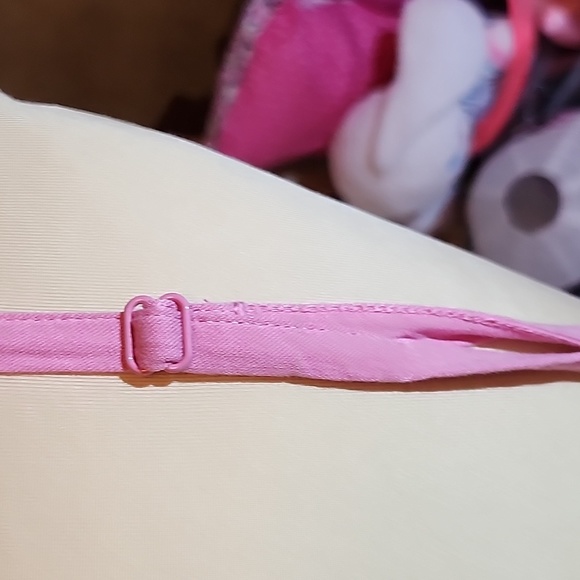 gently used pink suspender skirt - Picture 3 of 5